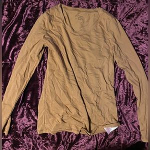 No boundaries Tan Brown long sleeve shirt